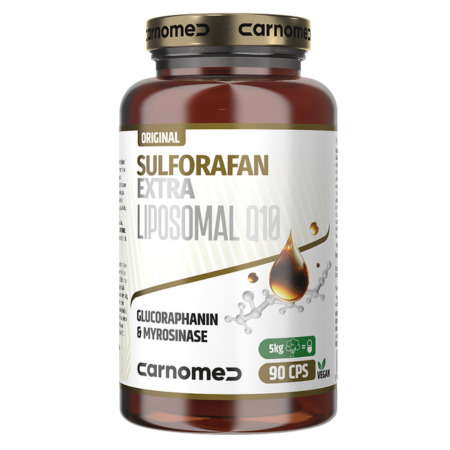 CARNOMED Sulforafan extra liposomal Q10 90 kapsúl v zľave