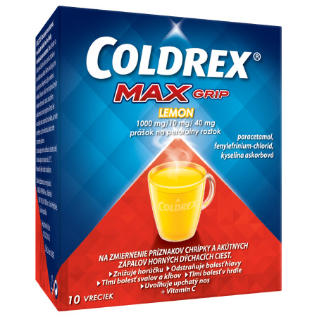 Zľava na COLDREX Maxgrip lemon 10 ks COLDREX Maxgrip lemon 10 ks v zľave