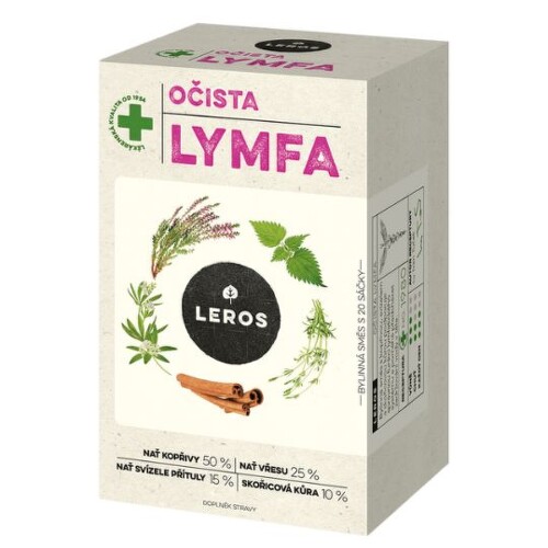 Zľava na LEROS Očista lymfa bylinná čajová zmes nálevové vrecká 20 x1 LEROS Očista lymfa bylinná čajová zmes nálevové vrecká 20 x1