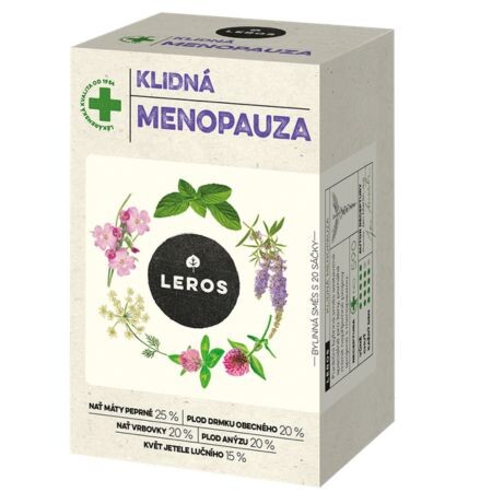 Zľava na LEROS POKOJNÁ MENOPAUZA bylinný čaj LEROS POKOJNÁ MENOPAUZA bylinný čaj