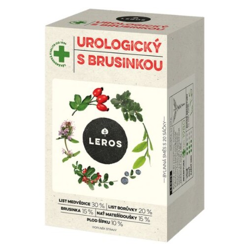 Zľava na LEROS Urologický čaj s brusnicou bylinná čajová zmes nálevové vrecká 20 x1 LEROS Urologický čaj s brusnicou bylinná čajová zmes nálevové vrecká 20 x1