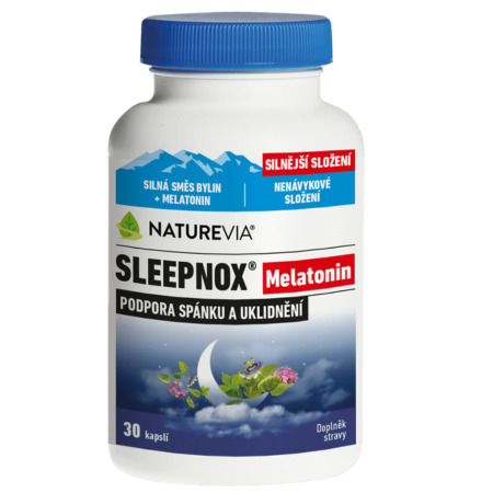 NATUREVIA Sleepnox melatonín 30 kapsúl v zľave