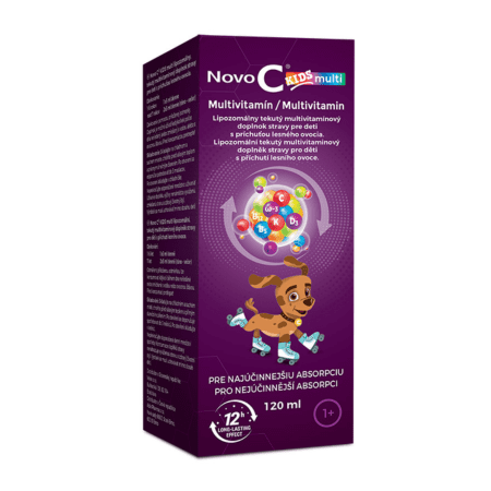 Zľava na NOVO C Kids multi multivitamín lesné ovocie 120 ml NOVO C Kids multi multivitamín lesné ovocie 120 ml v zľave