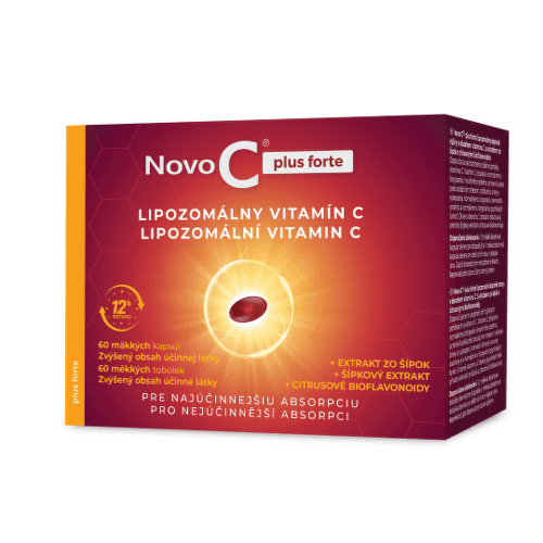 Zľava na NOVO C Plus forte lipozomálny vitamín C s extraktom zo šípok a citrusovými bioflavonoidmi 60 kapsúl NOVO C Plus forte lipozomálny vitamín C s extraktom zo šípok a citrusovými bioflavonoidmi 60 kapsúl v zľave